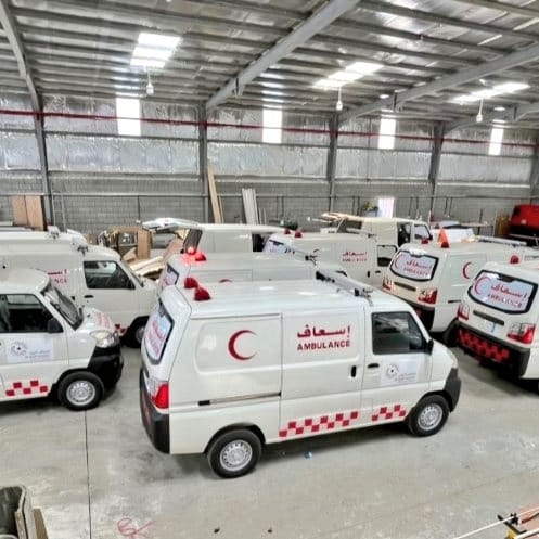 Preparing mobile clinic vehicles